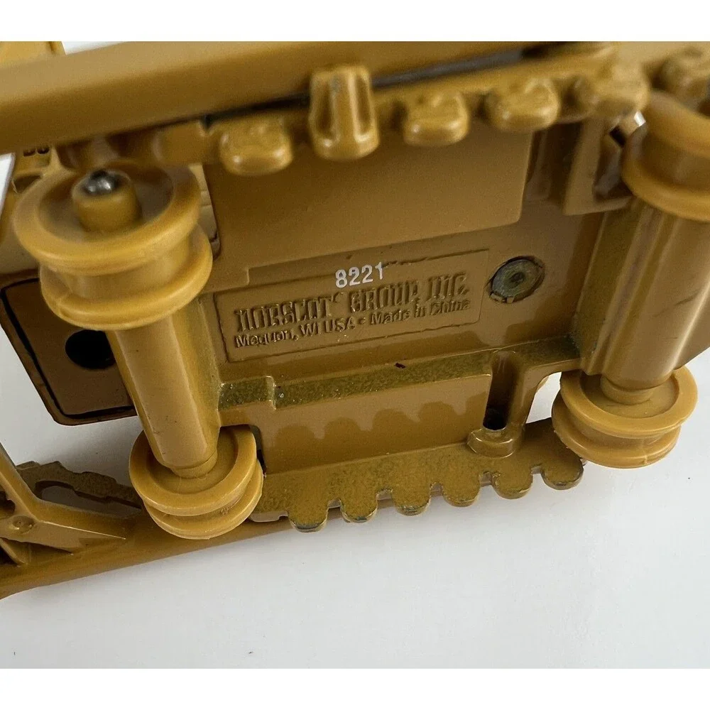 Diecast Toy Car Bulldozer Caterpillar - Norscot Group Cake Topper MISSING PARTS